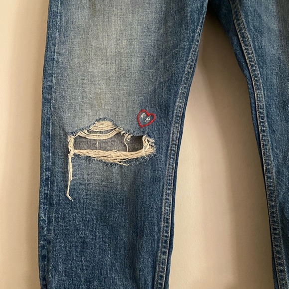 Rag & Bone Distressed Jeans Size 27 - Picture 3 of 7